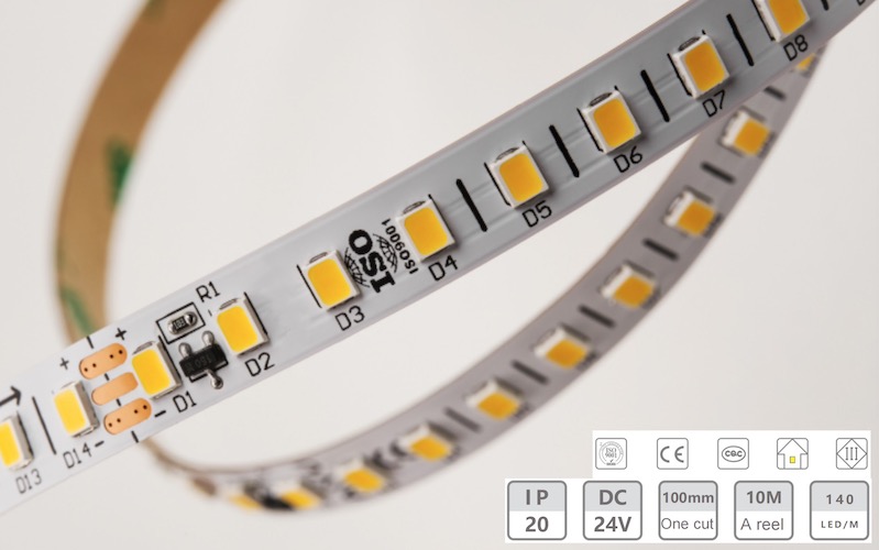 2VV-8MM-140D कम-भोल्टेज लाइटेज स्ट्रिप
